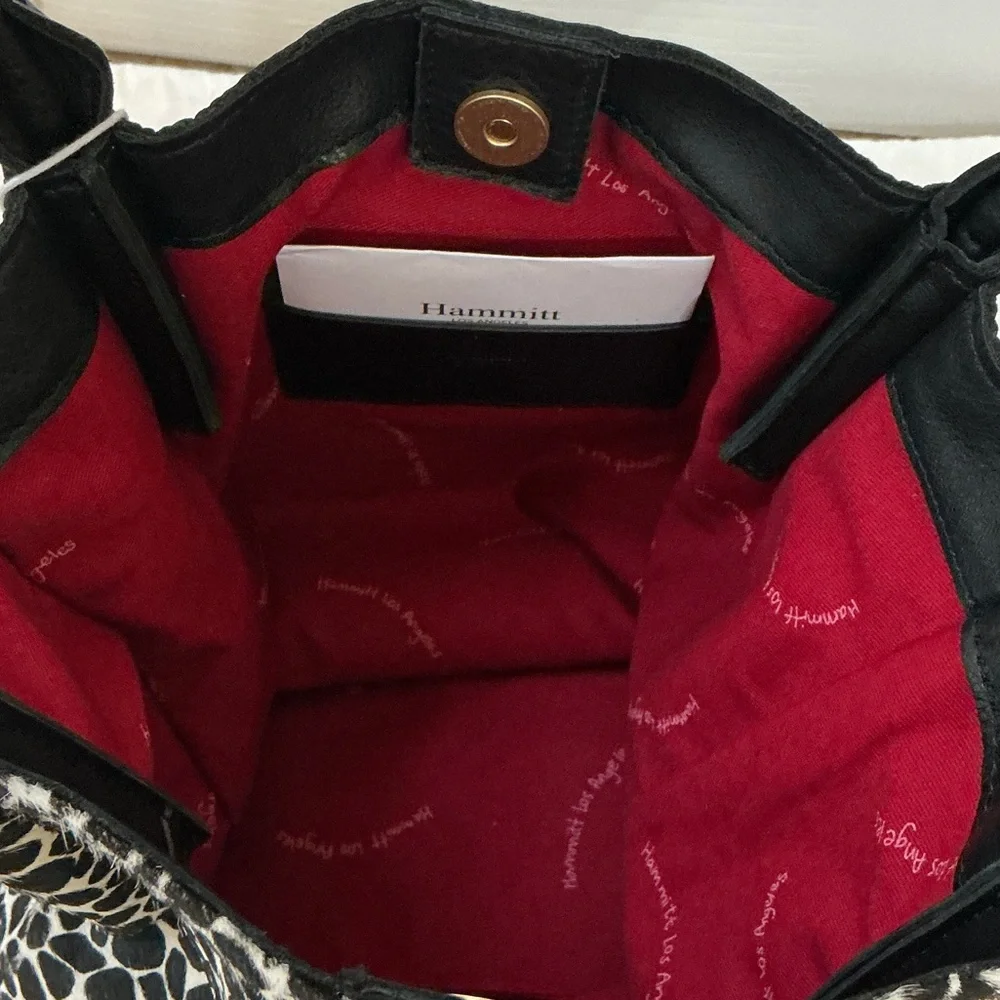 NWT - Hammitt Oliver- Black and White Patterned Tote - Picture 3 of 8